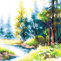 Cross stitch kit  Sounds of Nature 26 x 26 cm 70-12