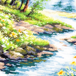 Cross stitch kit  Sounds of Nature 26 x 26 cm 70-12