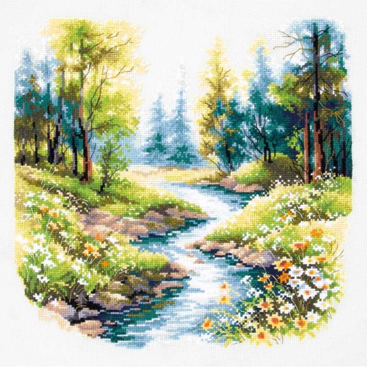 Cross stitch kit  Sounds of Nature 26 x 26 cm 70-12