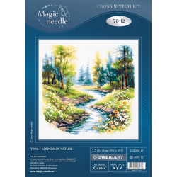 Cross stitch kit  Sounds of Nature 26 x 26 cm 70-12