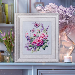 Cross stitch kit  Happy Garden 22 x 26 cm 70-13