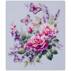 Cross stitch kit  Happy Garden 22 x 26 cm 70-13