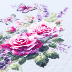 Cross stitch kit  Happy Garden 22 x 26 cm 70-13