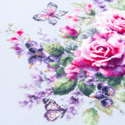 Cross stitch kit  Happy Garden 22 x 26 cm 70-13