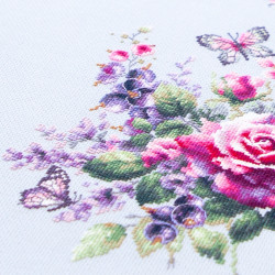 Cross stitch kit  Happy Garden 22 x 26 cm 70-13