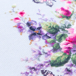 Cross stitch kit  Happy Garden 22 x 26 cm 70-13