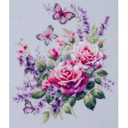Cross stitch kit  Happy Garden 22 x 26 cm 70-13
