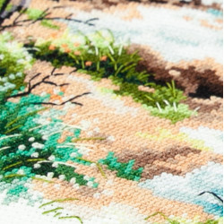 Cross stitch kit  Sea Sunset 18 x 18 cm 70-16