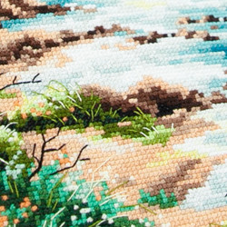 Cross stitch kit  Sea Sunset 18 x 18 cm 70-16