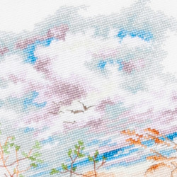 Cross stitch kit  Sea Dunes 26 x 26 cm 70-17