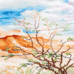 Cross stitch kit  Sea Dunes 26 x 26 cm 70-17
