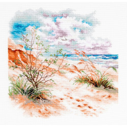 Cross stitch kit  Sea Dunes 26 x 26 cm 70-17