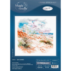 Cross stitch kit  Sea Dunes 26 x 26 cm 70-17