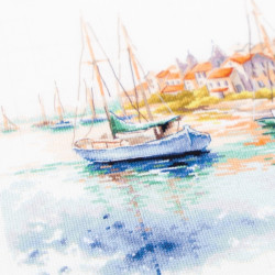 Cross stitch kit  The Quiet Harbor 26 x 26 cm 70-18