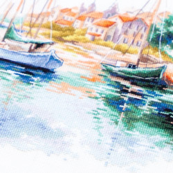 Cross stitch kit  The Quiet Harbor 26 x 26 cm 70-18