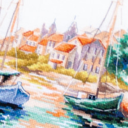Cross stitch kit  The Quiet Harbor 26 x 26 cm 70-18