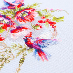 Cross stitch kit  Keys to be Happy 19 x 29 cm 70-20