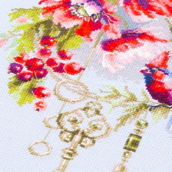 Cross stitch kit  Keys to be Happy 19 x 29 cm 70-20