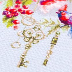 Cross stitch kit  Keys to be Happy 19 x 29 cm 70-20