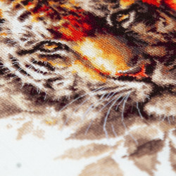 Cross stitch kit  Bengal Tiger 31 x 26 cm 70-21