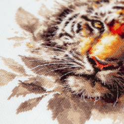 Cross stitch kit  Bengal Tiger 31 x 26 cm 70-21