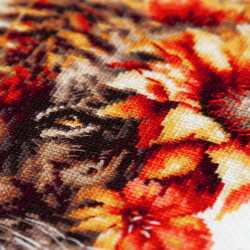 Cross stitch kit  Bengal Tiger 31 x 26 cm 70-21