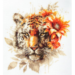 Cross stitch kit  Bengal Tiger 31 x 26 cm 70-21