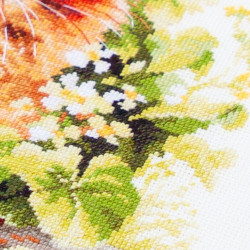 Cross stitch kit  The Ginger Cat 26 x 26 cm 70-22