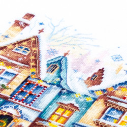 Cross stitch kit  Heartwarming 26 x 20 cm 70-23