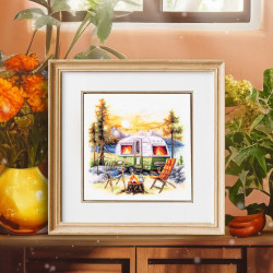 Cross stitch kit  Our Weekend 26 x 26 cm 70-26