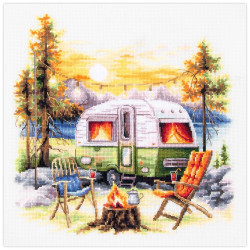 Cross stitch kit  Our Weekend 26 x 26 cm 70-26