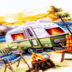Cross stitch kit  Our Weekend 26 x 26 cm 70-26