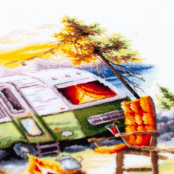 Cross stitch kit  Our Weekend 26 x 26 cm 70-26