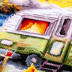 Cross stitch kit  Our Weekend 26 x 26 cm 70-26