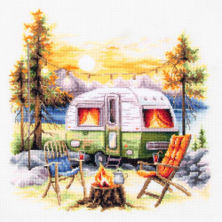 Cross stitch kit  Our Weekend 26 x 26 cm 70-26