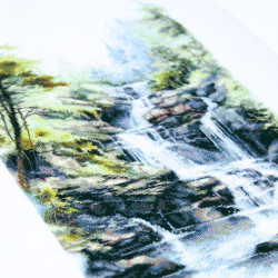 Cross stitch kit  Melody of the Falls 23 x 27 cm