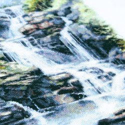 Cross stitch kit  Melody of the Falls 23 x 27 cm