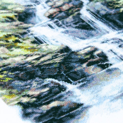 Cross stitch kit  Melody of the Falls 23 x 27 cm