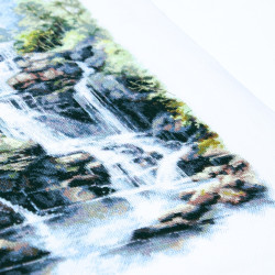 Cross stitch kit  Melody of the Falls 23 x 27 cm