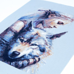 Cross stitch kit  Unity of Souls 25 x 38 cm 70-29