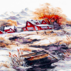 Cross stitch kit  The Breath of November 26 x 29 cm 70-31