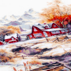 Cross stitch kit  The Breath of November 26 x 29 cm 70-31