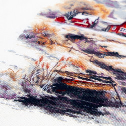 Cross stitch kit  The Breath of November 26 x 29 cm 70-31