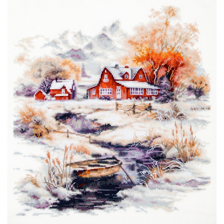 Cross stitch kit  The Breath of November 26 x 29 cm 70-31
