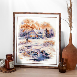 Cross stitch kit  Early Winter 26 x 30 cm 70-32