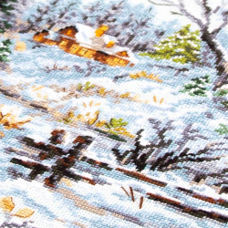 Cross stitch kit  Frosty Day 36 x 28 cm 70-33