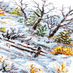 Cross stitch kit  Frosty Day 36 x 28 cm 70-33