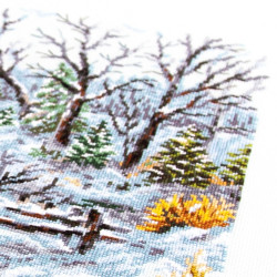 Cross stitch kit  Frosty Day 36 x 28 cm 70-33