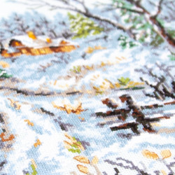 Cross stitch kit  Frosty Day 36 x 28 cm 70-33