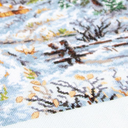 Cross stitch kit  Frosty Day 36 x 28 cm 70-33
